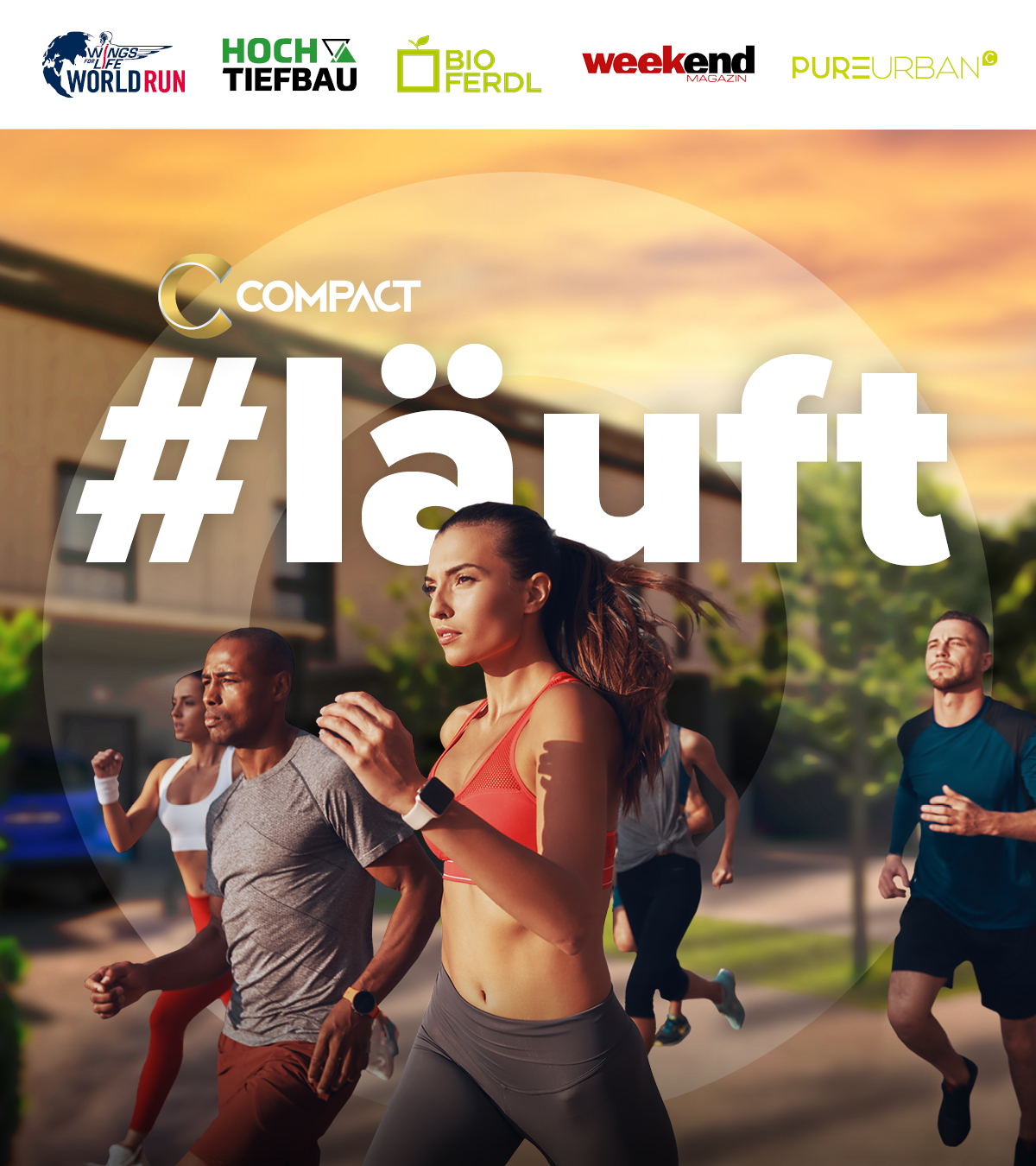 Compact #läuft mit am Wings for Life World Run 